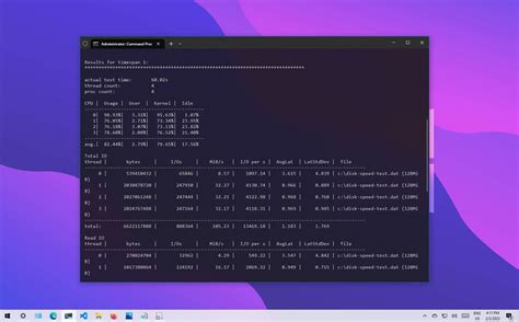 windows hard disk throughput test|diskspd performance test.